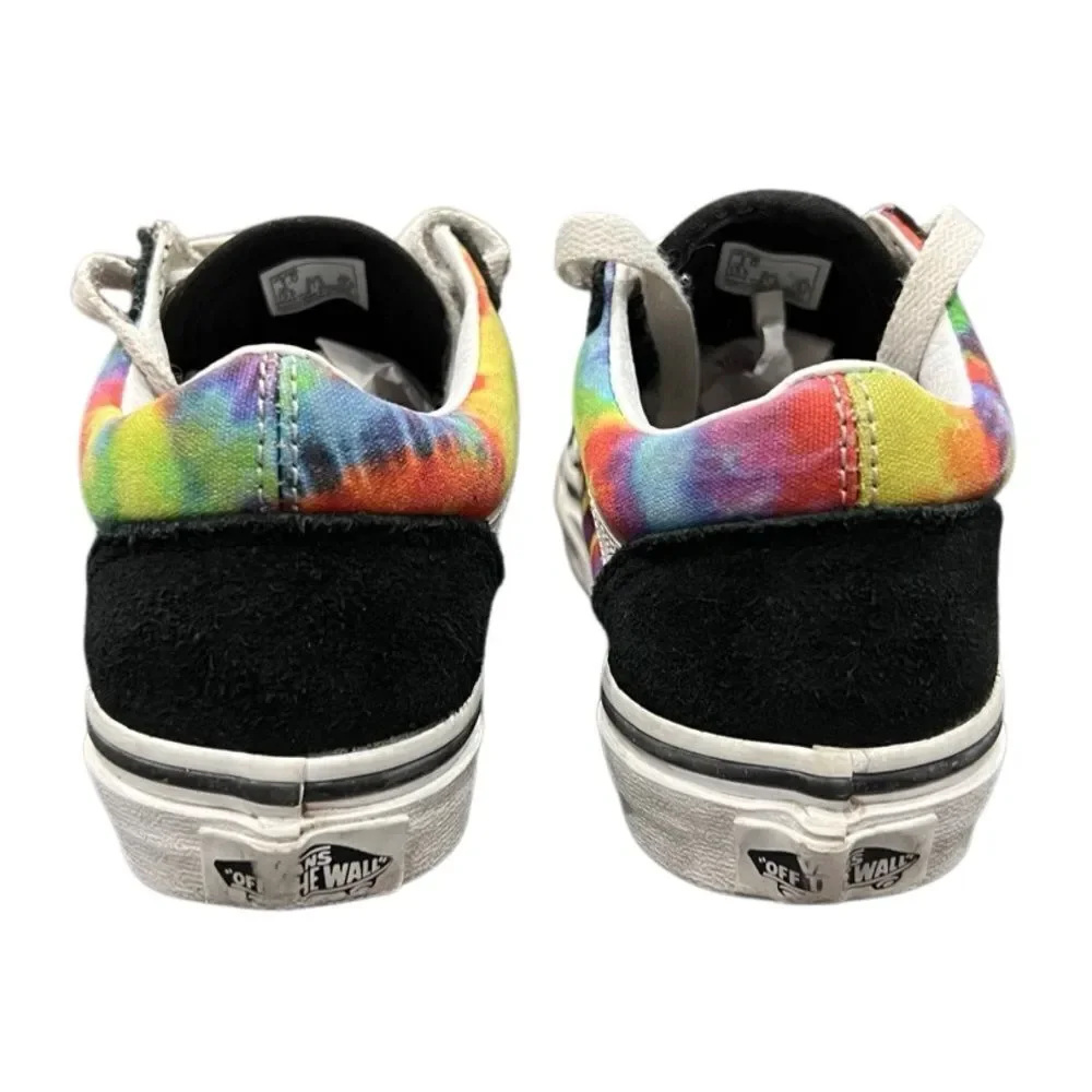 Vans OLD SKOOL SPIRAL TIE DYE SNEAKERS kids Size 1